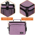 thumbnail image 6 of OPUX Insulated Lunch Bag for Men Women, Soft Lunch Box for Office Work School Picnic, Leakproof Lunch Cooler Bag with Shoulder Strap for Kid Adult Boy Girl, Medium Lunchbox Lunch Tote (Heather Purple), 6 of 8