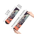 thumbnail image 4 of Pofeuu Astronaut With American Flag Print 30cm Socks, Adult Running Hiking Socks for Youth and Adult, 4 of 7