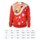 thumbnail image 2 of Sweater Camiseta Para Mujer Impresión Digital 3D Cuello Redondo Pullover Sudaderas Para Fiesta Navideña Methold HA046258-01, 2 of 6