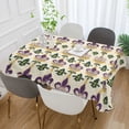 thumbnail image 2 of Yayeee Tablecloths 60" x 120" Rectangle Wrinkle Resistant Party Table Cover, Beige Floral Pattern, 2 of 8