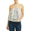 Sofia Jeans By Sofia Vergara Tiered Halter Top Women's (Floral Print)