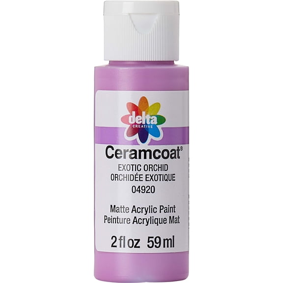 Delta Ceramcoat Acrylic Paint 2oz-Exotic Orchid