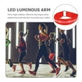 thumbnail image 3 of Homoyoyo 1Set Running Rechargeable Light Arm Glowing Wristband Adjustable Lightweight For Outdoor Activities, 3 of 7