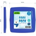 thumbnail image 5 of Healthy Packers Ice Pack for Lunch Box - Freezer Packs - Original Cool Pack | Slim & Long-Lasting Ice Packs for Your Lunch or Cooler Bag (5 Pack -Colored), 5 of 7