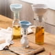 thumbnail image 5 of Advancent 4 unids/set embudo de filtro multifuncional aceite café bebida residuos embudos de filtrado cocina café restaurante Cocina y Comedor, 5 of 6