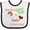 White and Black, variant on Inktastic Someone in Idaho Loves Me Boys or Girls Baby Bib