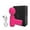 Rouge, variante sur XBONP Mini Vibromasseurs pour Femmes, Masseur Personnel Rechargeable à Baguette, Massages Corporels Portatifs, Noir