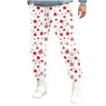 thumbnail image 1 of RKSTN Mens Pants Sweatpants Tapered Running Pants Drawstring Jogging Pants Christmas Print Pants Soft Comfortable Workout Pants, 1 of 4
