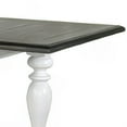 thumbnail image 3 of Orso Counter Height Narrow Dining Table-White-Brown Wood-84 Inch, 3 of 6