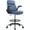 Navy Blue, variant on OWNEN Drafting Chair, Tall Office Chair for Standing Desk, High Leather Executive Office Chair with Adjustable Height and Flip-up Armrest for Counter Height Desk Navy Blue