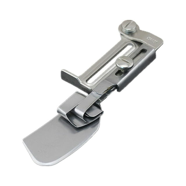 tamizeot Pied de Pression Ourlet Roulé Durable Presseur Portable Ourleur de Pied Argent Réglable 12mm à 20mm