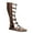 Brown, variant on Mens Black Tall Roman Warrior Halloween Sandals Large Size 12-13