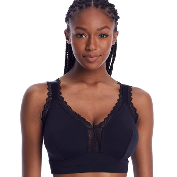 PARFAIT Black Dalis Wire-free Bralette, US 42F, UK 42E, NWOT