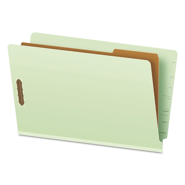 Pendaflex Pressboard End Tab Classification Folders, Legal, 1 Divider