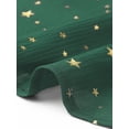 thumbnail image 5 of DARING DIVA Women's Chiffon Sheer Long Sleeve Smocked A-Line Dress S Deep Green, 5 of 5