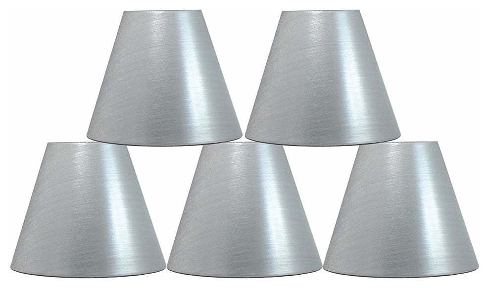 Urbanest Chandelier Lamp Shades 3x6x5" Woven Metal Fabric 