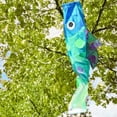 thumbnail image 2 of In the Breeze 5277 — 48-inch Iridescent Cool Damsel Fish Windsock — Vibrant, Shiny Windsock with Applique Details, 2 of 4