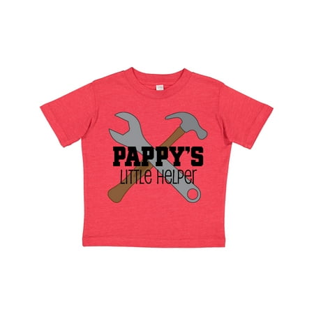 

Inktastic Pappy s Little Helper Grandchild Gift Toddler Boy Girl T-Shirt