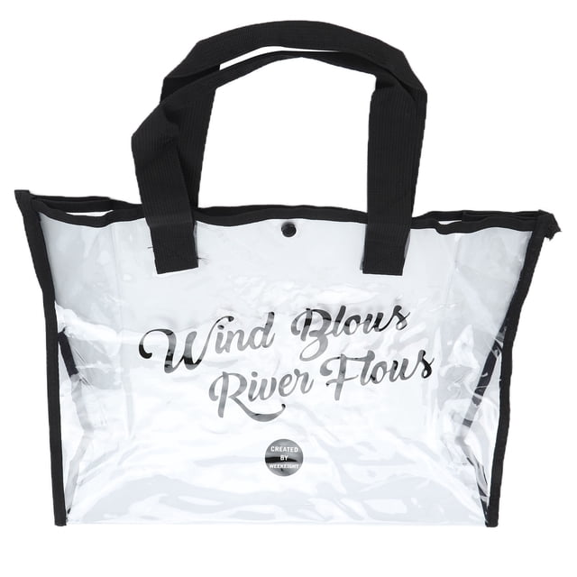 Bolso cosmético portátil NikouMX Bolsa de asas clara PVC