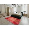 thumbnail image 4 of Ahgly Company Indoor Square Patterned Red Area Rugs, 3' Square, 4 of 6