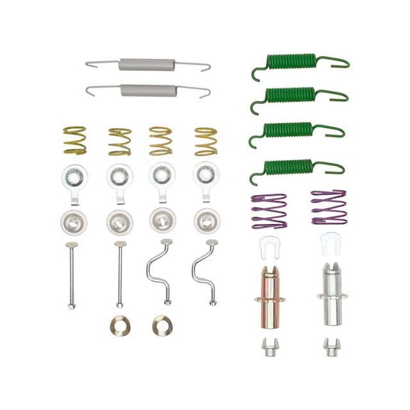 Rear Parking Brake Hardware Kit - Compatible with 2003 - 2022 Toyota 4Runner 2004 2005 2006 2007 2008 2009 2010 2011 2012 2013 2014 2015 2016 2017 2018 2019 2020 2021