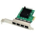 thumbnail image 2 of RJ-45 4-Port Ethernet Server Adapter Gigabit Network Card PCI-E X1 Interface, 2 of 6