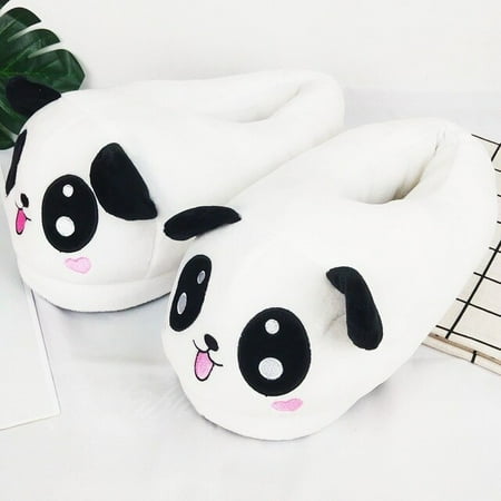 

CoCopeanut Cartoon Women Home Slipers Design Girls Cute Animals Plush Fuzzy Winter Couples Fur Shoes Sliders Female Mens Fluffy Slippers