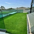 thumbnail image 5 of 4FTX6FT Artificial Grass Fake Synthetic Thick Lawn Pet Turf Perfect for Indoor/Outdoor Landscape, 1.38" Pile Hei, Green, 5 of 9