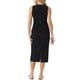 thumbnail image 3 of Conjunto de falda de 2 piezas de verano para mujer, conjunto de trabajo de negocios, chaleco sin mangas con botones y falda lápiz L negra, 3 of 6