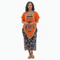 thumbnail image 1 of Chemin de Moda Robe Caftan à Imprimé Papillons pour Femme, Robe d'Été Midi Ample, 1 of 1