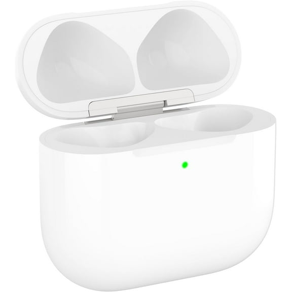 Wireless Charging Case for AirPods 4th Gen (AirPods 4): USB-C Port, White, 2.4x1.8x0.9in, Earbuds Not Included