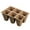 5pcs, variant on Wovilon Seedling Tray Degradable Peat Pots Seed Trays Seedling Pots Germination Trays 6 Cells