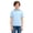 Multicolor, variant on OSOLU Boys T-Shirts Hooded Short Sleeve Button Up Tops Solid Color Casual Summer Breathable Fashion Travel Tees