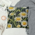 thumbnail image 2 of PHYHOO Spring Yellow Daisy Pillow Covers  Watercolor Floral Print Summer Flower Decorative Throw Pillows Outdoor Pillowcase Square Linen Farmhouse Cushion Case Decor for Couch Sofa Bed, 2 of 5