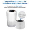 thumbnail image 4 of Filtro de repuesto Colorfullife Core 200S para LEVOIT Core 200S, 4 of 8