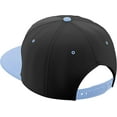 thumbnail image 3 of Daxton Classic Snapback Hat Custom A to Z Initial Varsity Letters, Black Sky Hat White Black Letter B, 3 of 3