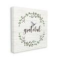 thumbnail image 3 of Stupell Industries Grateful Bird Crown Laurel Twigs Foliage Country Pattern,17 x 17, Design by Elizabeth Tyndall, 3 of 5