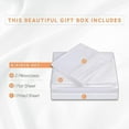 thumbnail image 3 of Elegant Comfort 4-Piece Quilted Bed Sheet Set - Gift Box - 1500 Series Softness - Wrinkle Resistant - All Around Elastic Fitted Sheet, Deep Pocket, Twin, White, 3 of 6