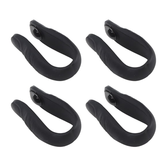 4pcs Acupressure Hand Pressure Point Clip Stress Reduction Wearable Magnets Headache Migraine Relief Black