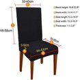 thumbnail image 5 of Chair Covers, Stretch Removable Washable Chair Cover For Dining Chairs,stretch Chair With Elastic Strap For Dining Room, 5 of 5