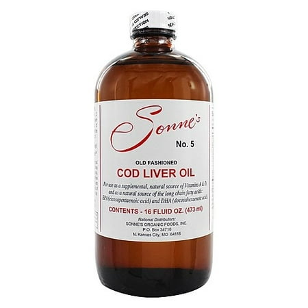 Sonne's No. 5 Old Fashioned Cod Liver Oil, 16 Fl (Best Time To Take Cod Liver Oil Liquid)