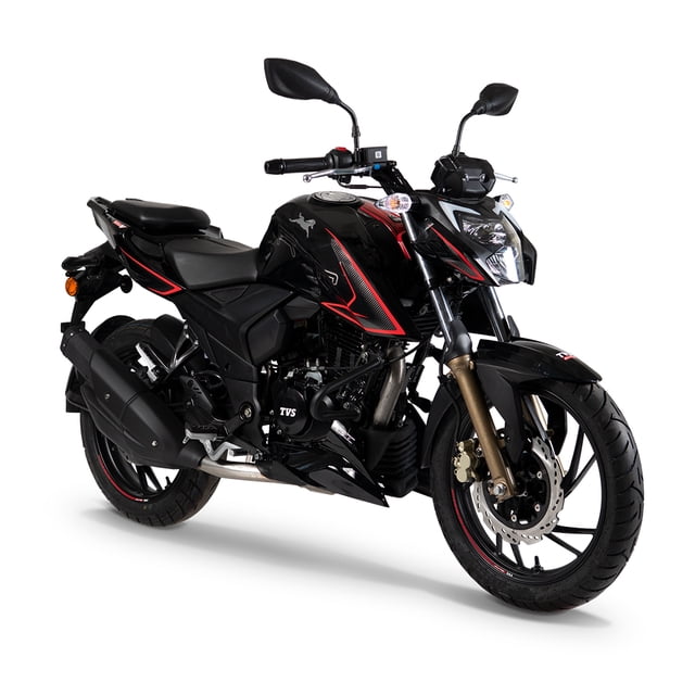 Motocicleta Deportiva TVS Apache RTR 200 4V 2026 Negro