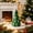 Green, variant on Trovenix Christmas Mini Tabletop Tree Ornament, Ribbon Desktop Centerpiece Decoration, Holiday Xmas Decor for Home Bedroom Fireplace Party