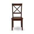 thumbnail image 4 of Set de 2 sillas de comedor East West Furniture BOC-MAH-W Boston, 4 of 6