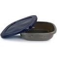thumbnail image 3 of Oster Flat Bluemarine 3 Piece Grater and Container Set in Navy, 3 of 3