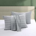 thumbnail image 1 of Juego De 2 Protectores De Almohada 100% Algodón Egipcio De 600 Hilos Tamaño Queen Con Cremallera, Fundas De Almohada Refrescantes De Tejido De Satén, Silenciosas Y Transpirables, De Fácil Cuidado (2 U, 1 of 5