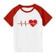 thumbnail image 3 of Blusas y camisas de manga corta con cuello redondo para niños y niñas, blusa de manga corta con estampado de cuello redondo, 3 of 7