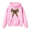 thumbnail image 5 of RFQWOVSR Girls Butterfly Print Hoodie Lightweight Fleece Long Sleeve Pullover Cute Top 11-12Years, 5 of 5