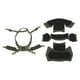 thumbnail image 1 of Sistema de suspensión del dial del casco con juego de almohadillas de revestimiento perilla ajustable modificaciones de la correa de la barbilla del casco para FAST para MICH OG verde, 1 of 12