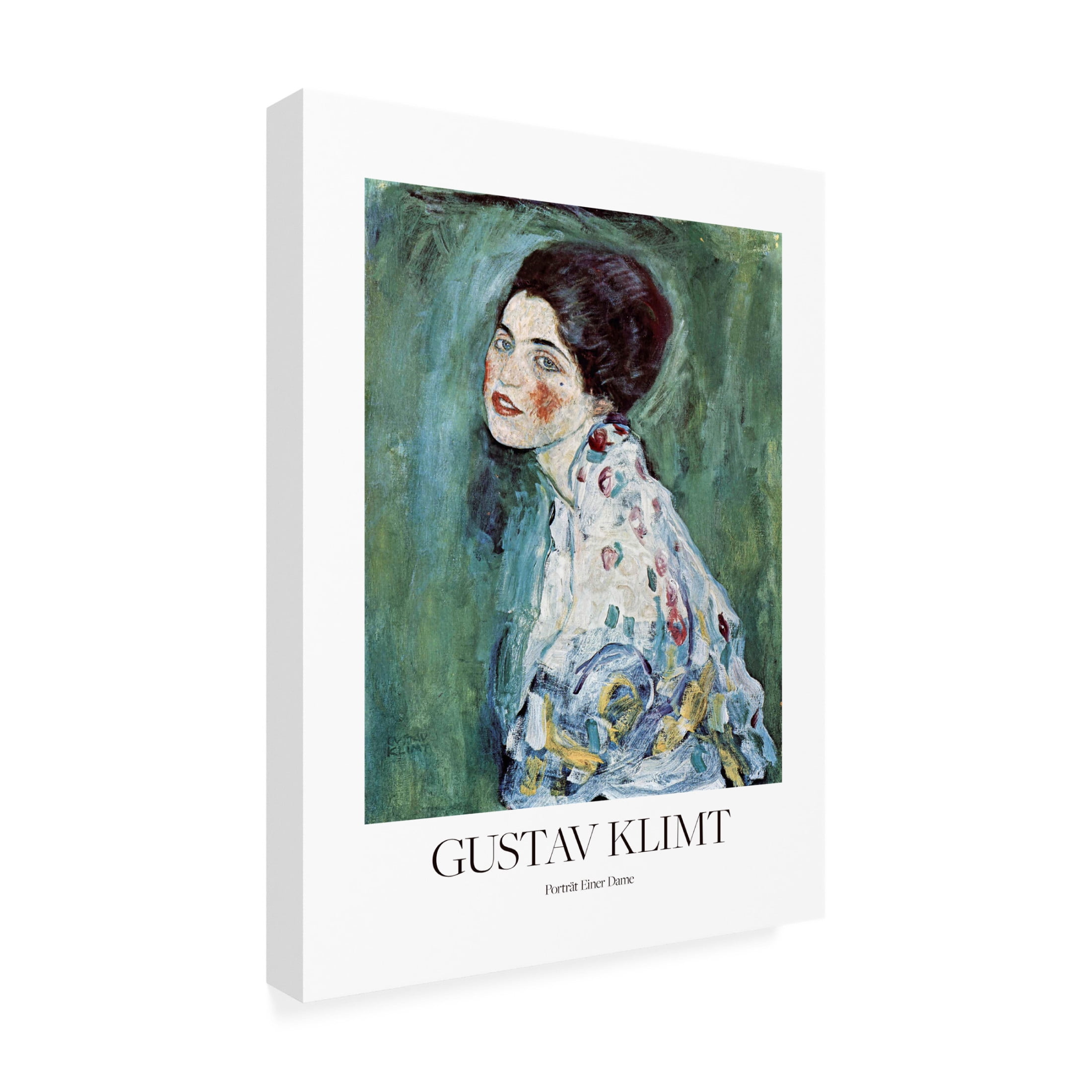 Canvas Wall Art - Pictufy  'Portract Einer Dame 1916A1917 Poster' Wall Art for Living Room, Bedroom, or Office D?cor by Trademark Fine Art - 14 x 19 Inches